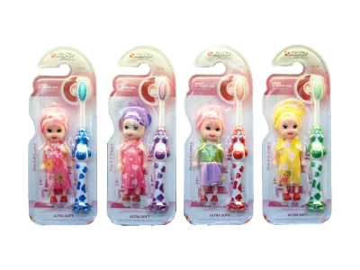 Bàn chải đánh răng em bé búp bê